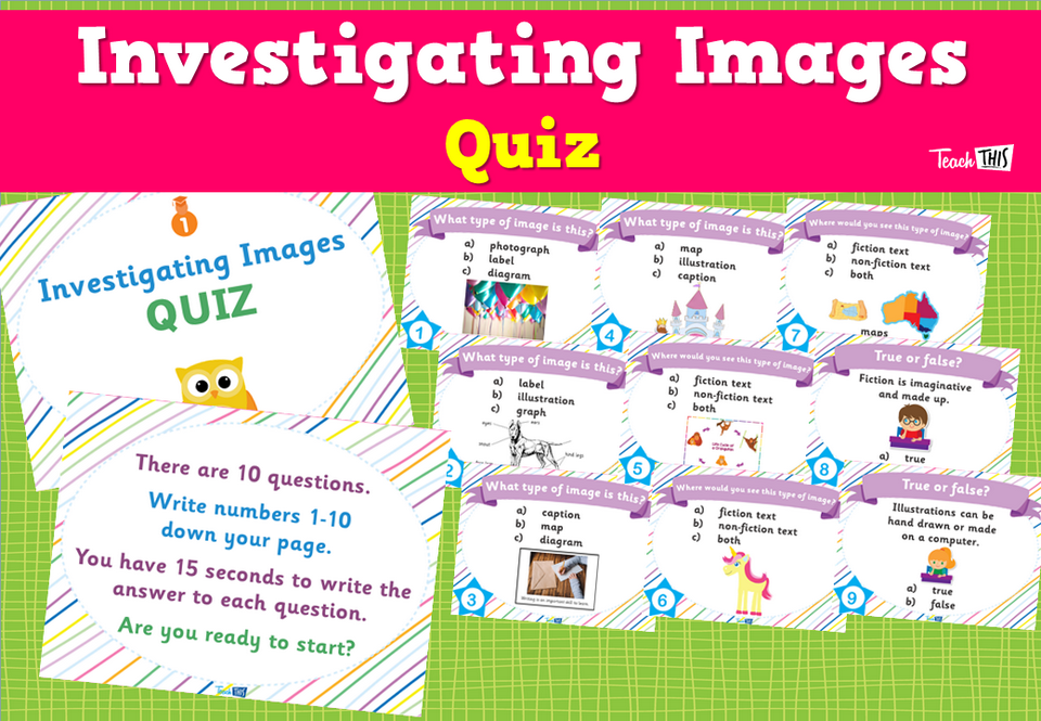 Investigating Images Quiz