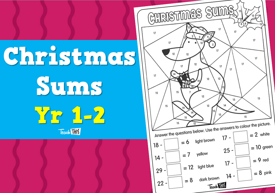 Christmas Sums - Yr 1-2