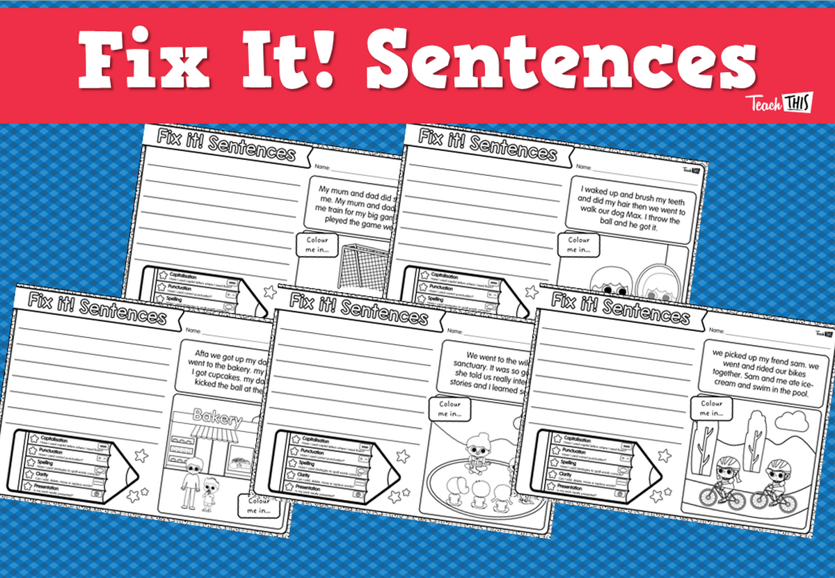 Fix It! Sentences