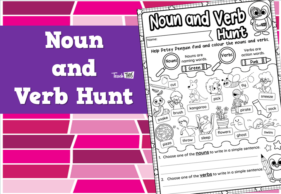 Noun and Verb Hunt