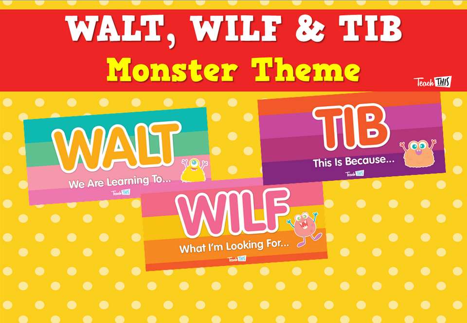 WALT, WILF & TIB  - Monster Theme