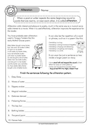 Alliteration - Reteach