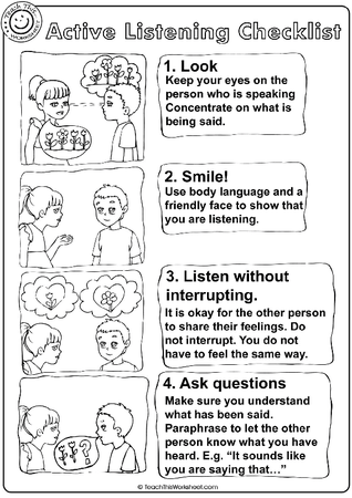 Active Listening Checklist