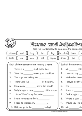 Nouns and Adjectives 1