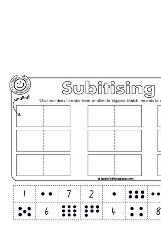 Subitising 1. 1-9