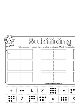 Subitising 2. 1-9