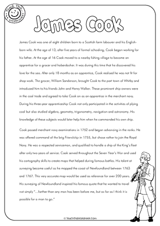James Cook - World Navigator
