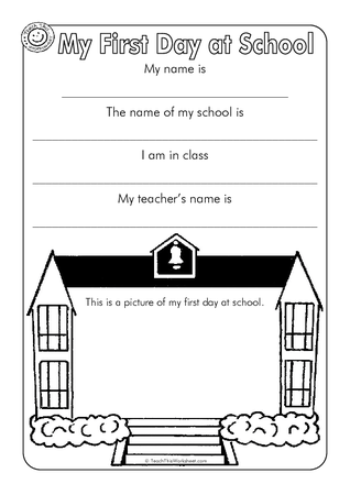 My First Day at School