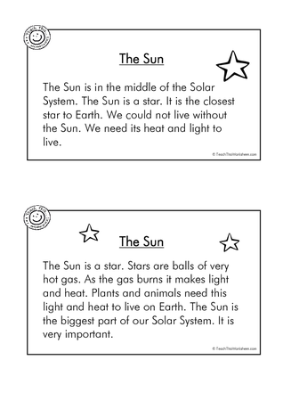 The Sun - Reading Passages