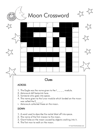 Moon Crossword
