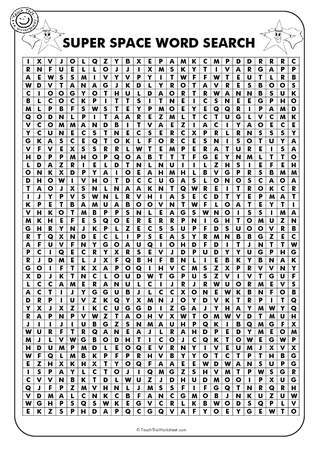 Super Space Word Search