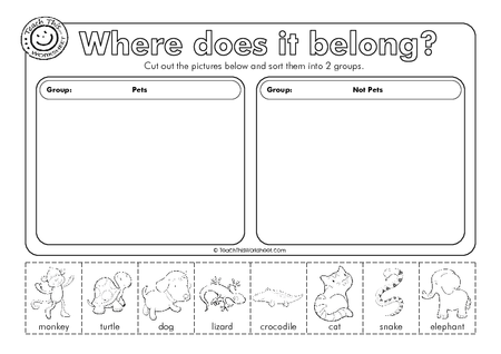 Animal Sort - Pets