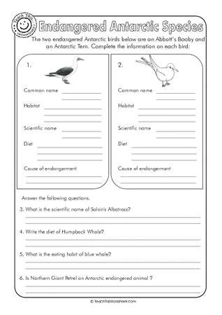 Endangered Antarctic Species