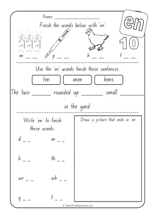 Word Families - en - NSW Print