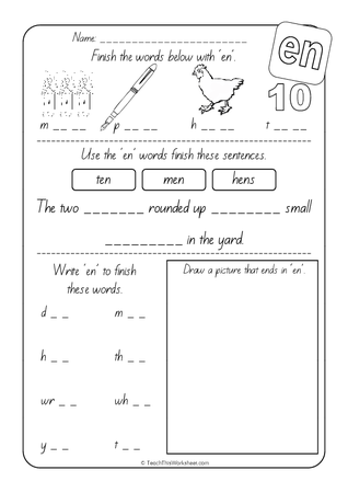 Word Families - en - NZ Print