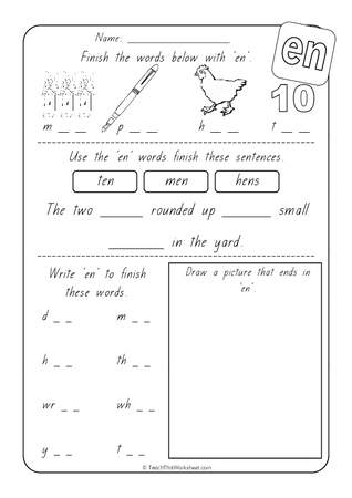 Word Families - en - SA Print