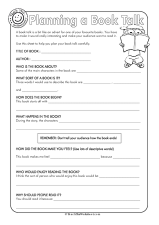 Narrative Texts - #5 Planning a Book Talk