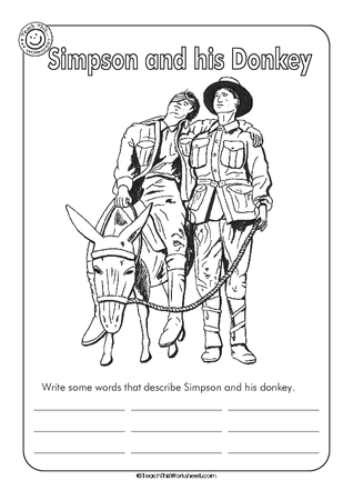 Simpson and his Donkey - adjectives