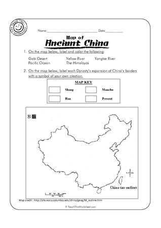 Ancient China 2 - Map