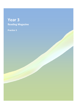 Year 3 - P3 Reading Magazine
