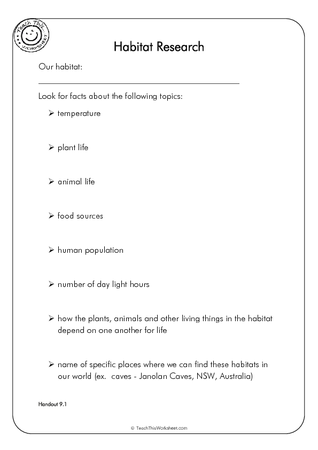 Habitat Research