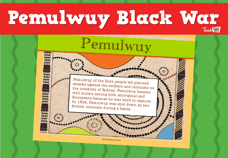 Pemulwuy Black War Poster