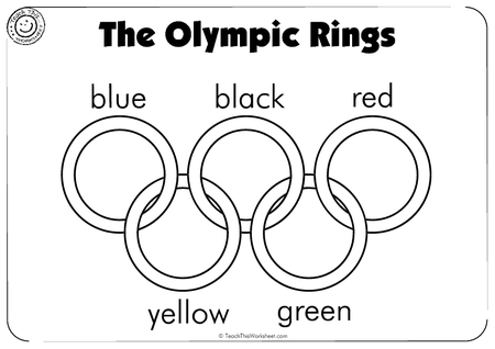 The Olympic Rings - Colouring
