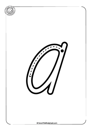 Handwriting Lowercase - SA Print (26 pg)