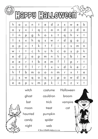 Halloween Wordsearch