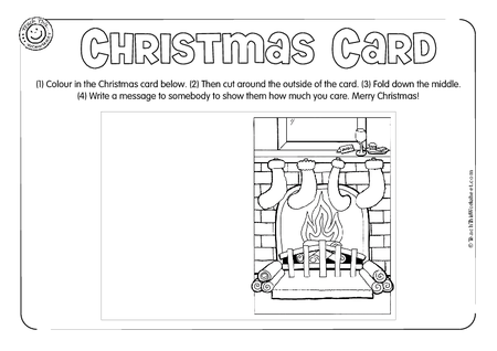 Christmas Card - Fireplace