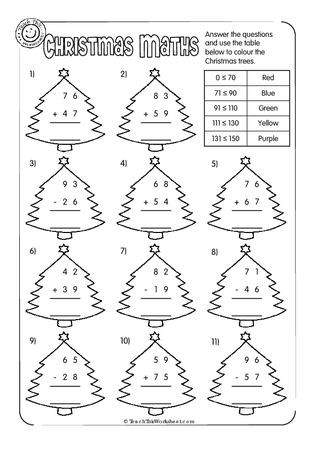 Christmas Maths - Addition with Regrouping