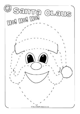 Santa Claus dot tracing