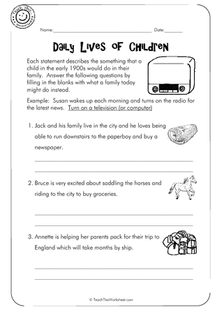 8 - Daily Lives of Children