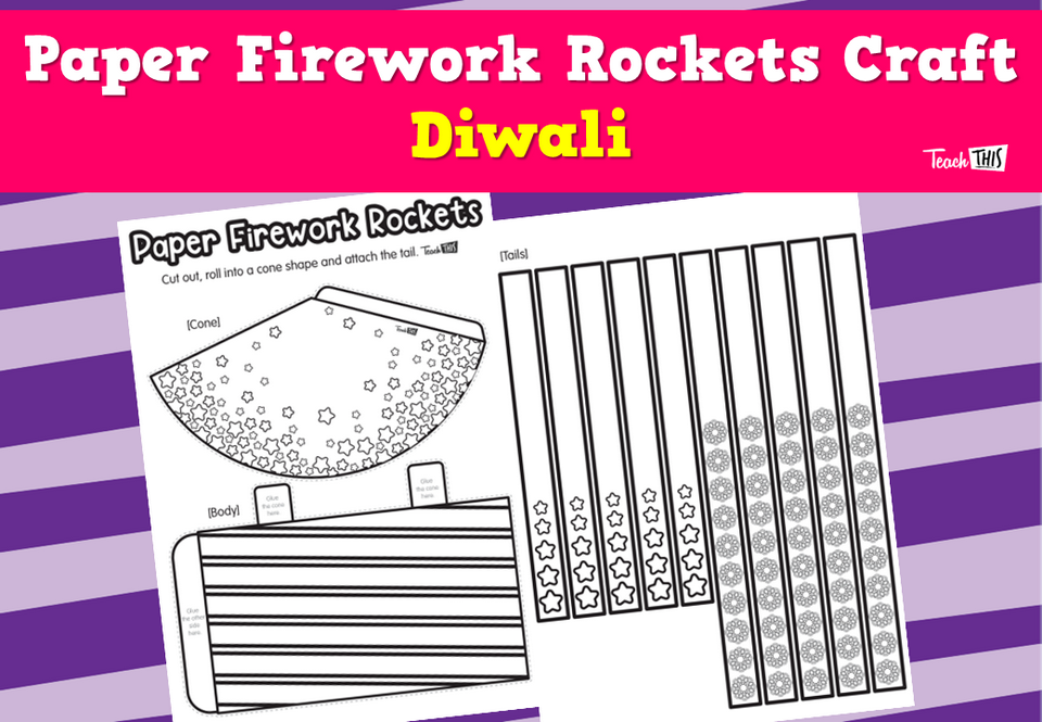 Diwali - Paper Firework Rockets Craft