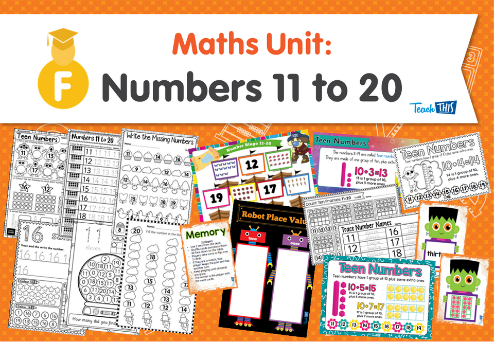 Maths Unit: Numbers 11 to 20