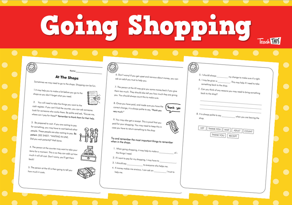 Going Shopping (3pg)