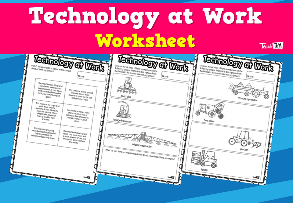 Technology at Work Worksheet