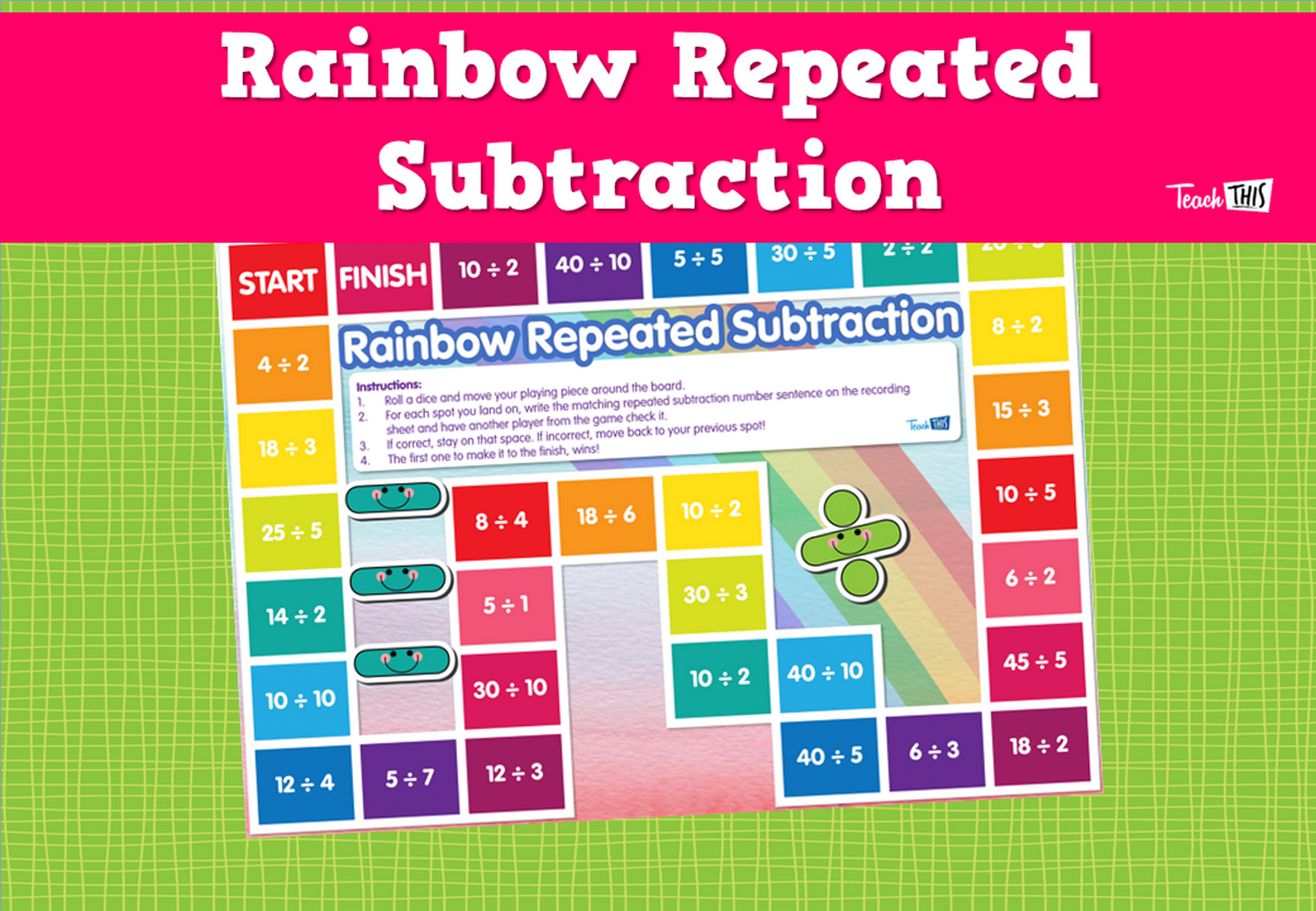 Rainbow Repeated Subtraction