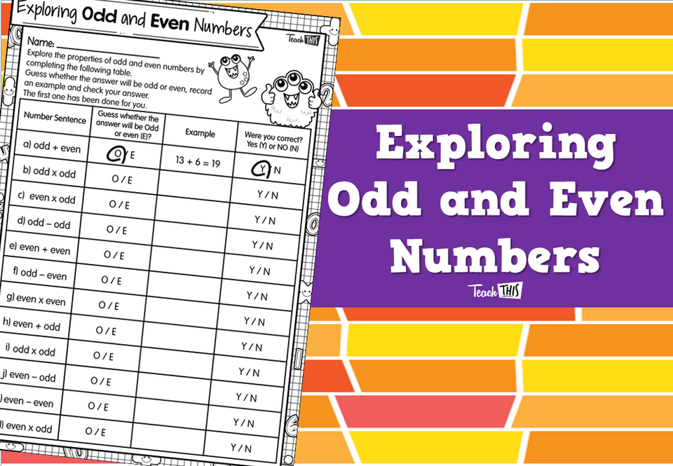 Exploring Odd and Even Numbers