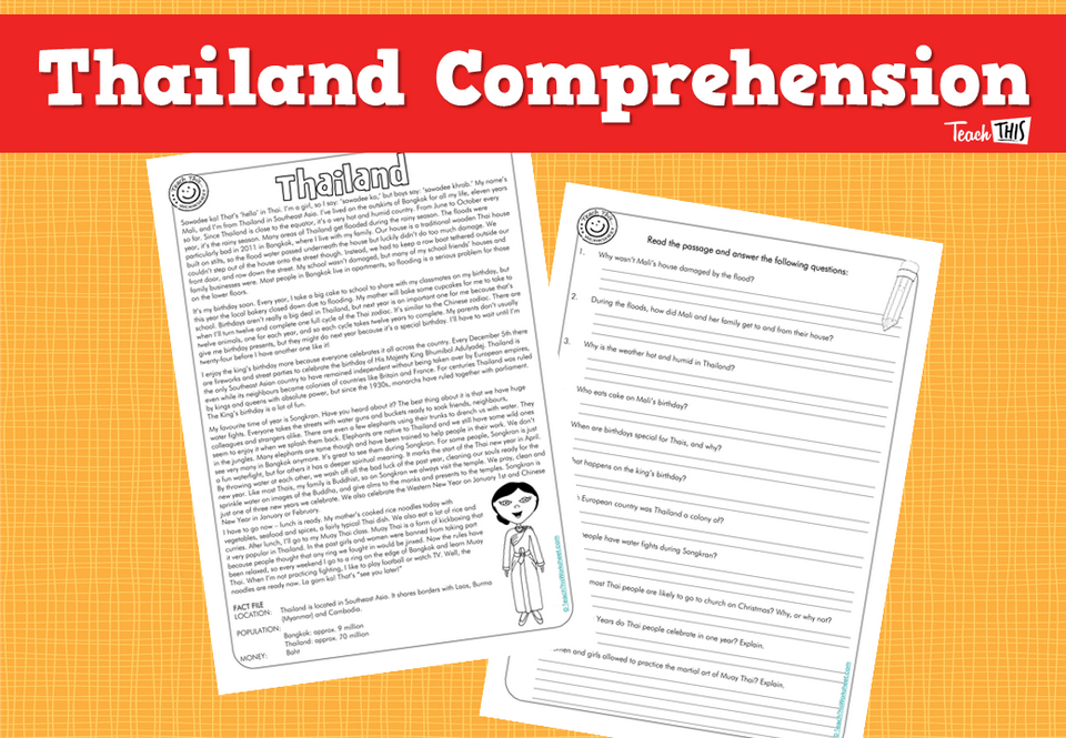 Thailand Comprehension