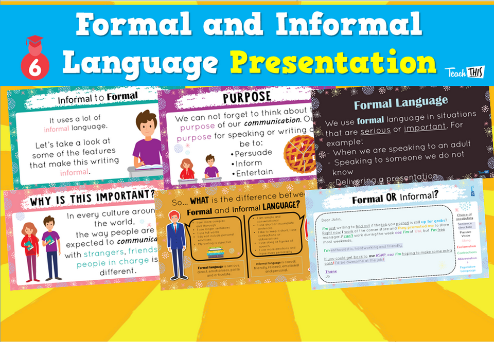Formal and Informal Language - Presentation
