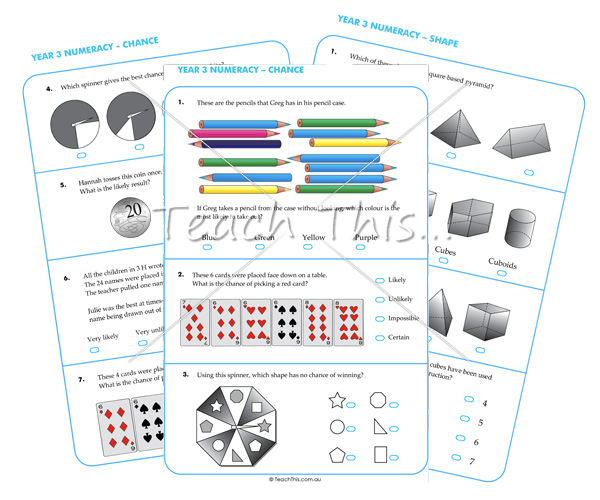 Year 3 Numeracy NAPLAN Preparation