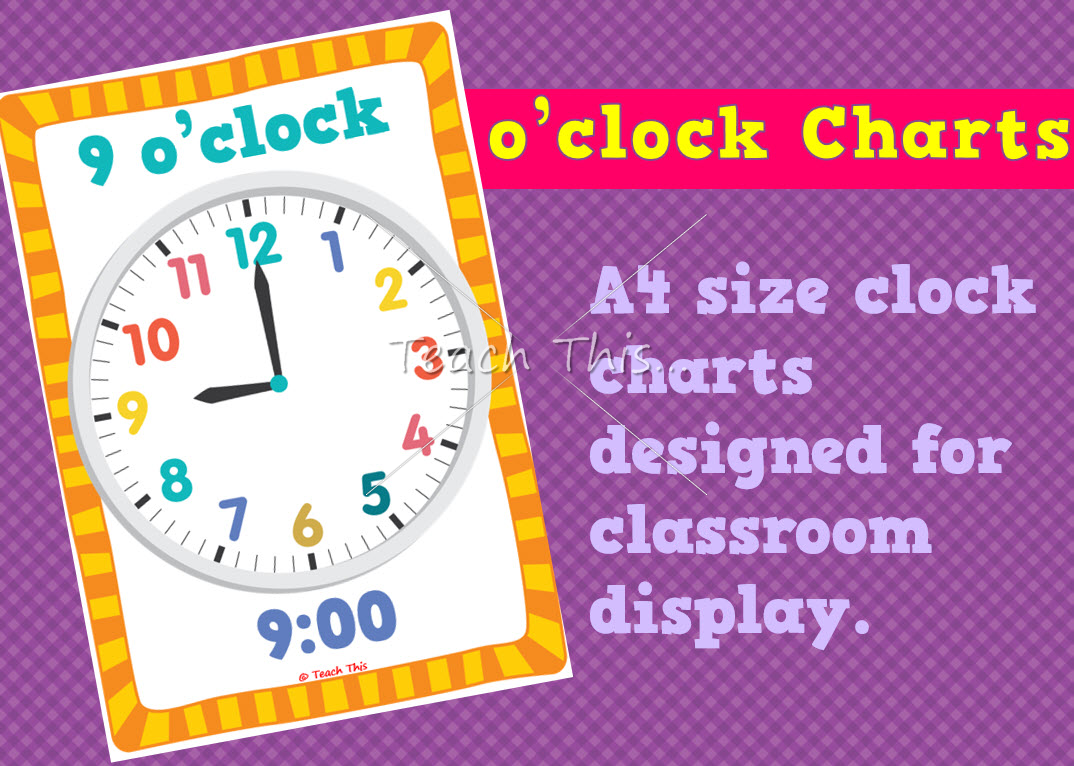 o'clock Wall Charts