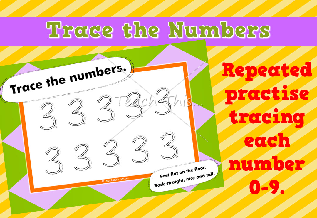 Trace the Numbers - Same Numeral