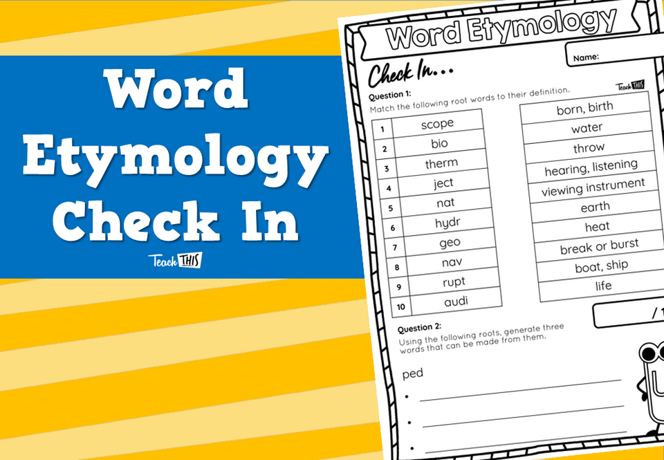 Word Etymology - Check In