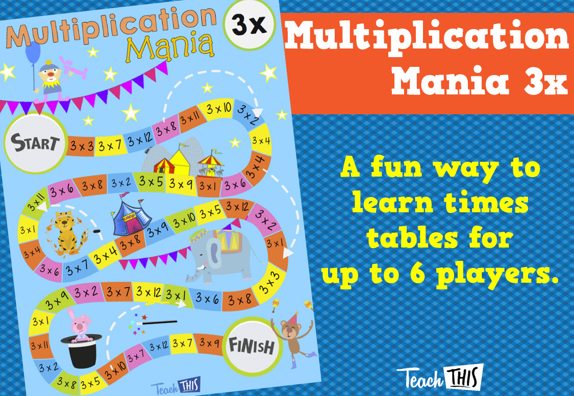 Multiplication Mania 3x