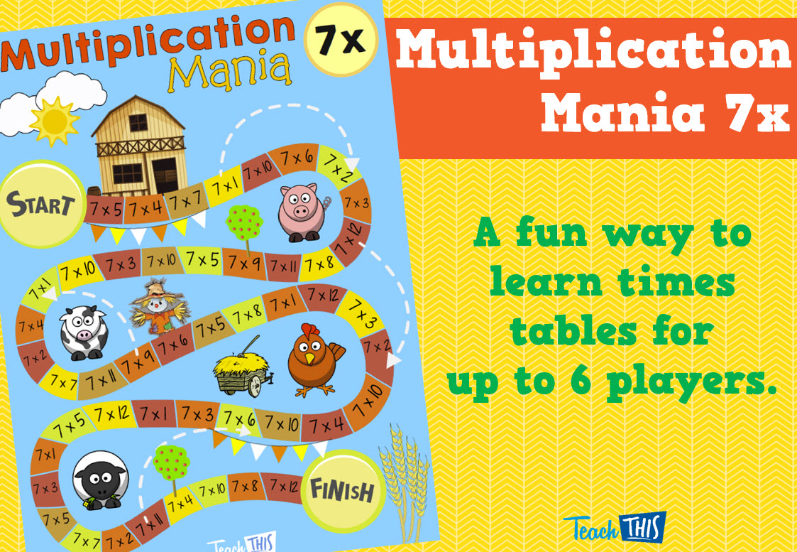 Multiplication Mania 7x