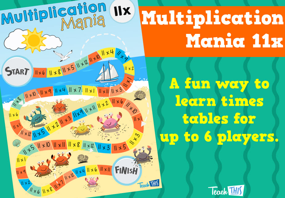 Multiplication Mania 11x