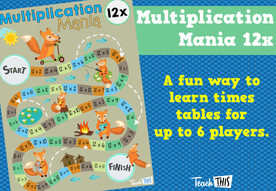 Multiplication Mania 12x
