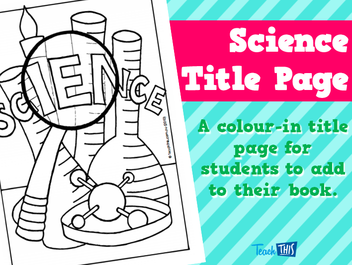 Science Title Page